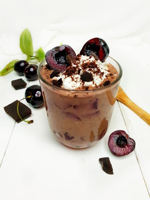 PORRIDGE CAPUCCINO/CERISES SANS CUISSON