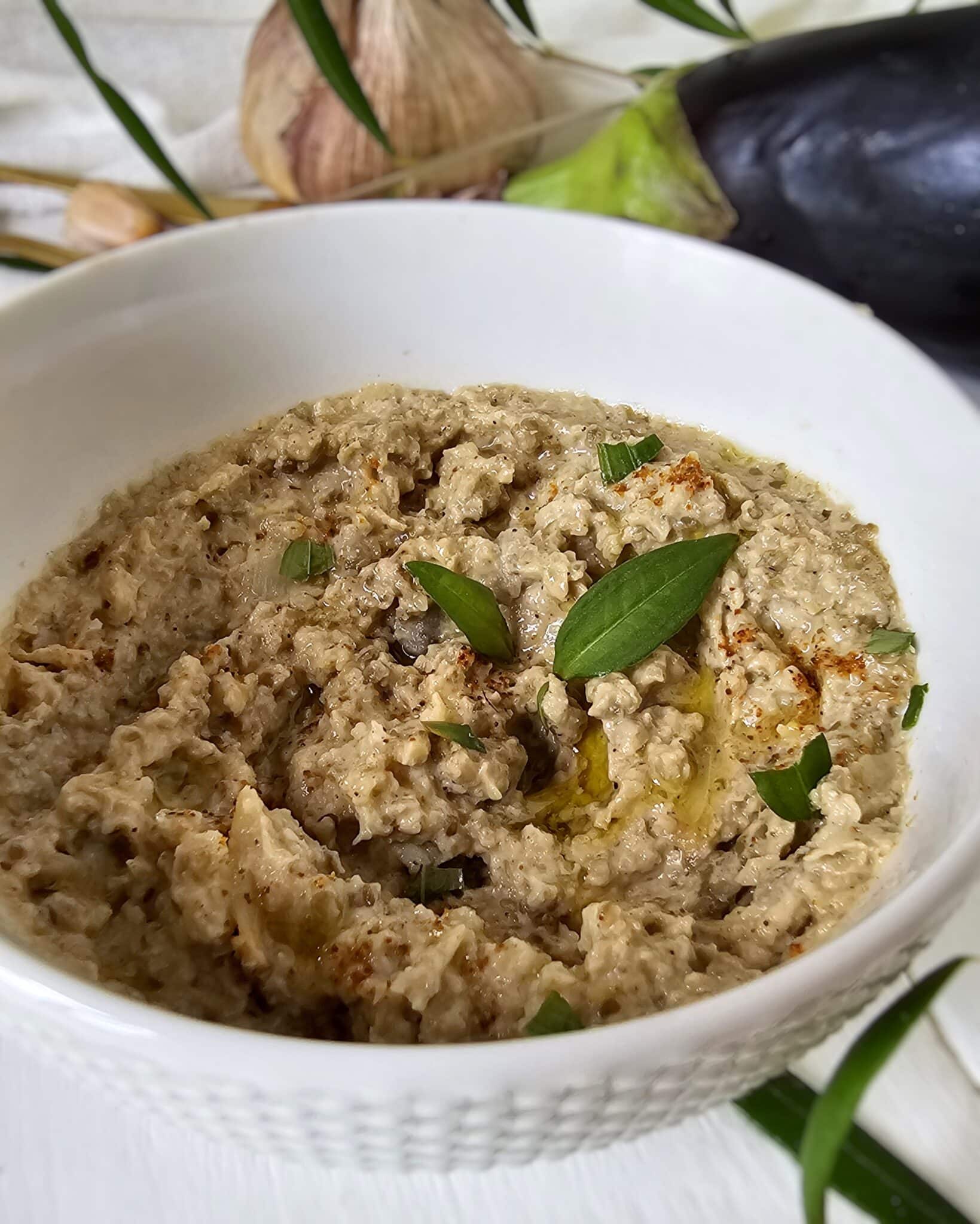 caviar d'aubergine (baba ganoush)
