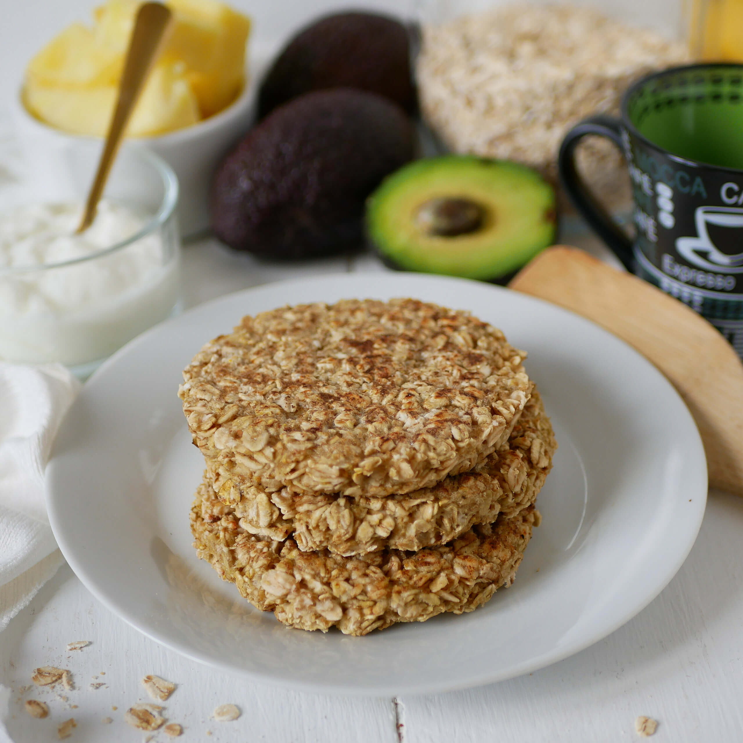 galette petit-déjeuner avoine psyllium
