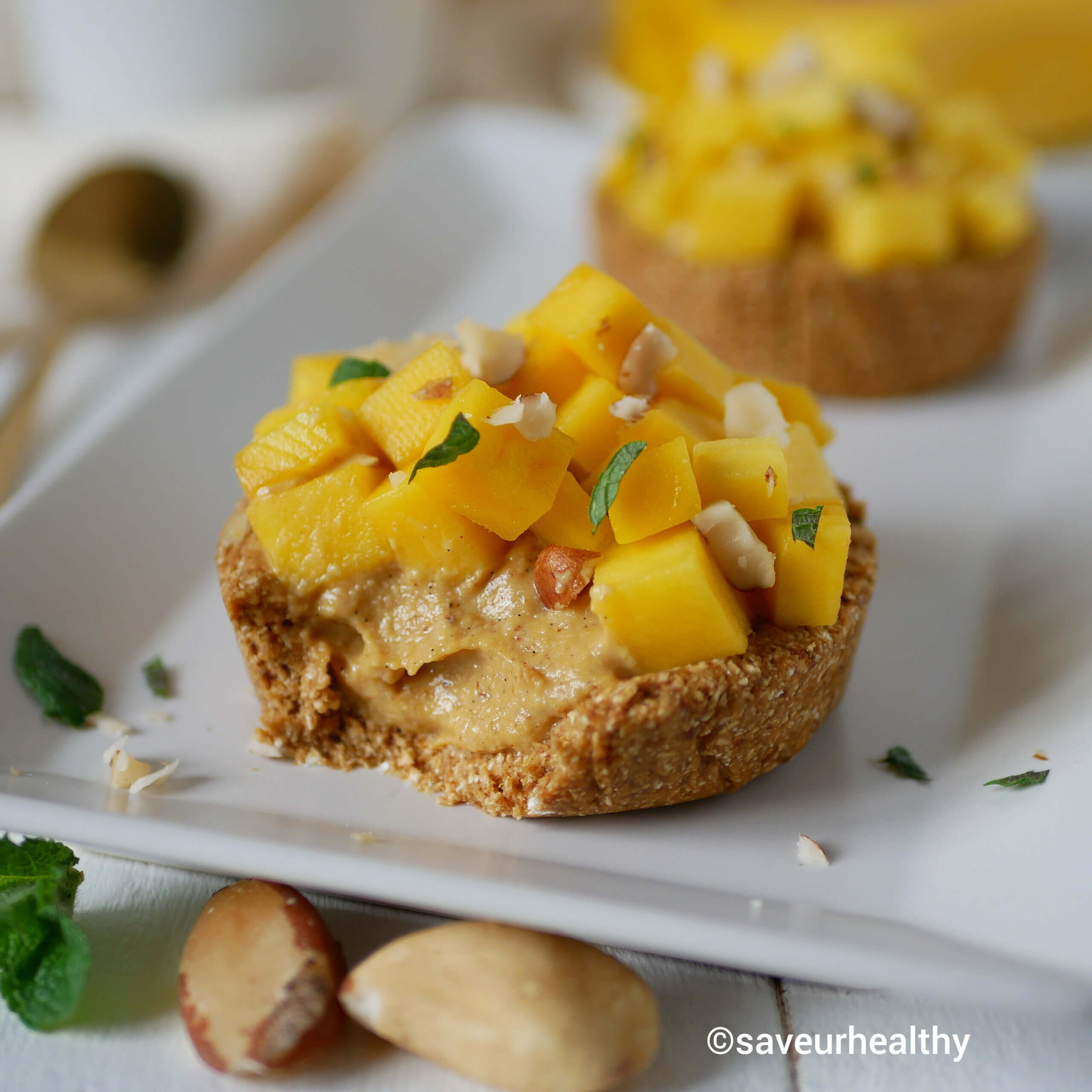 tarte crue aux noix du brésil (vegan - sans gluten)