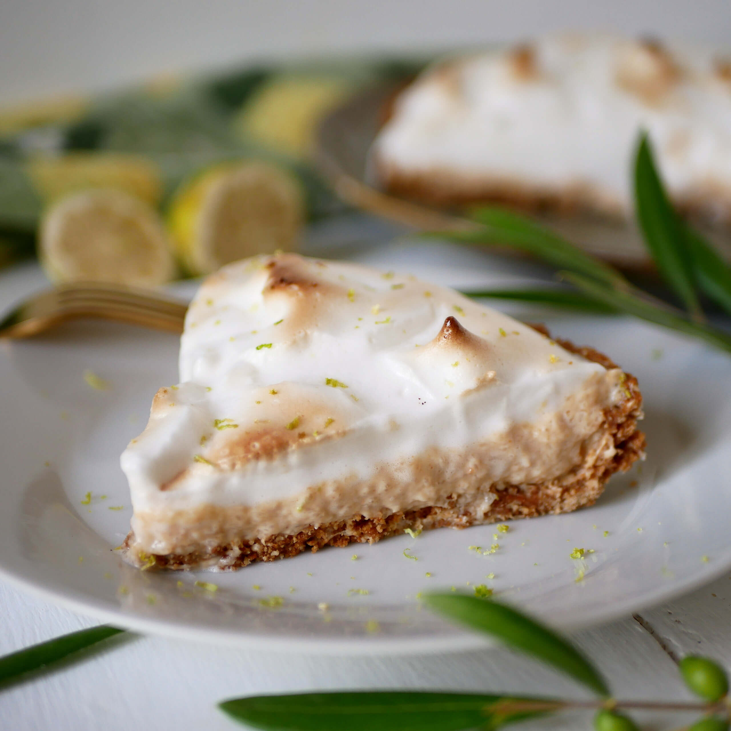 tarte au citron meringuée healthy