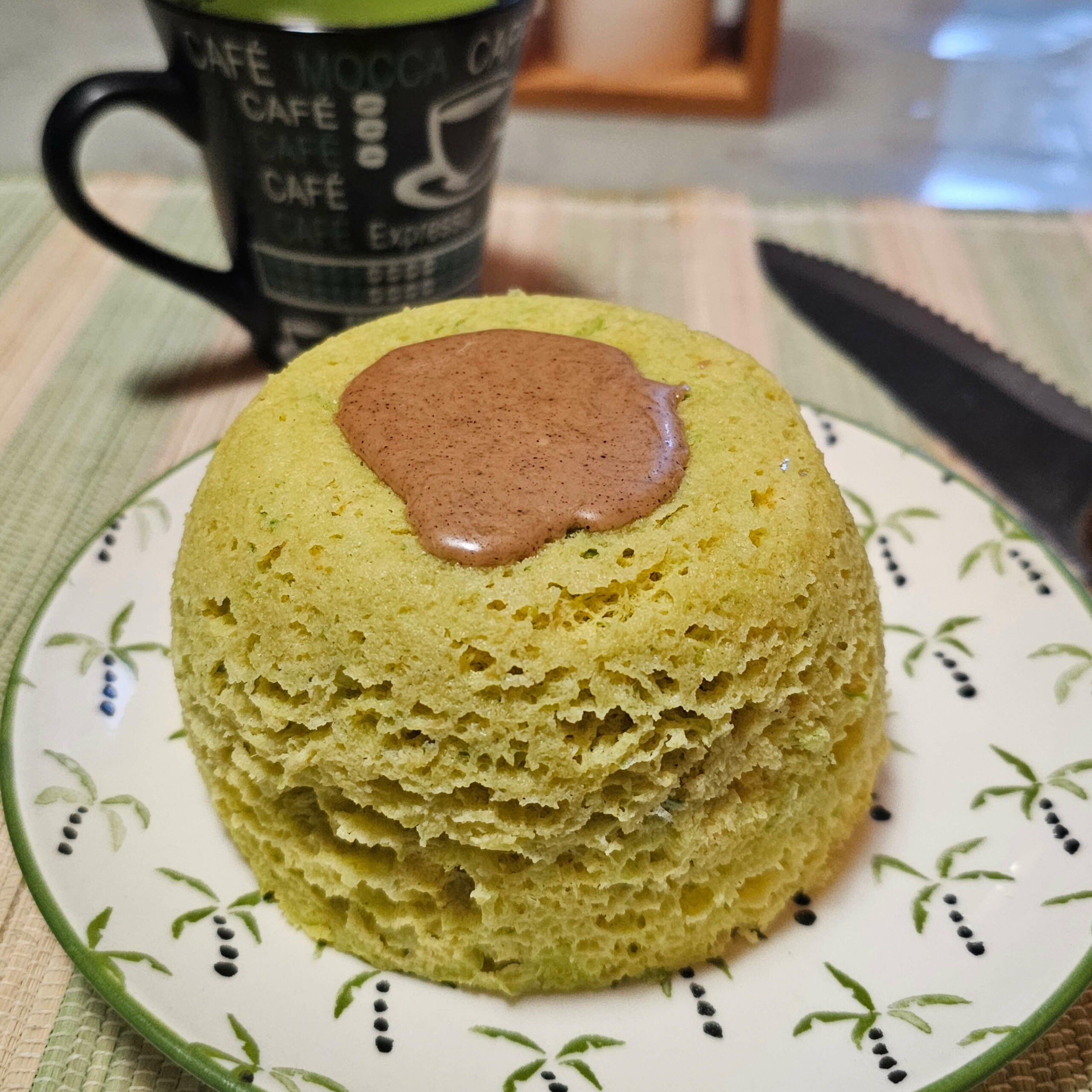 bowlcake salé au vert de poireaux
