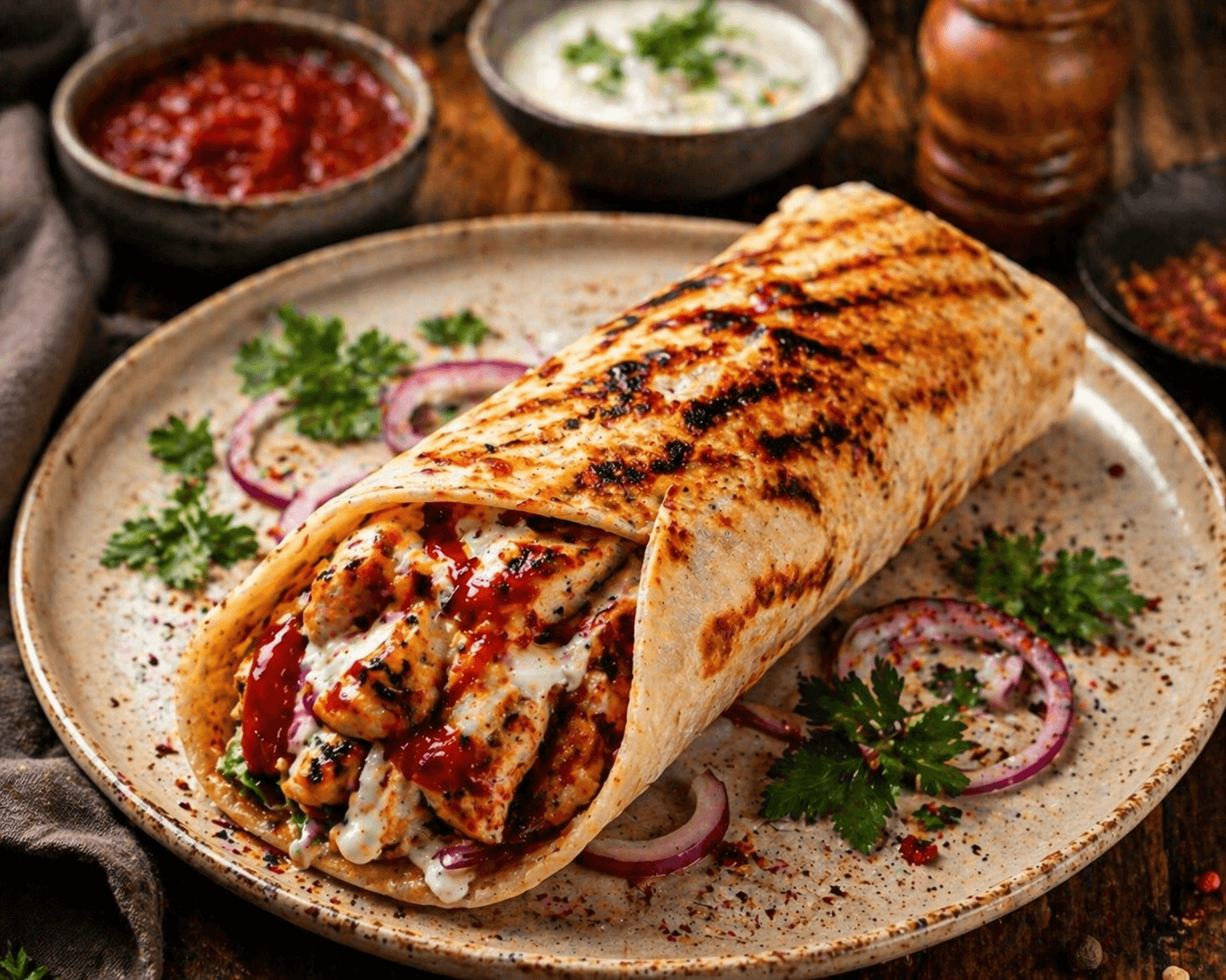 shawarma croustillant healthy