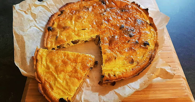 QUICHE forestière SEITAN et TOFU SOYEUX