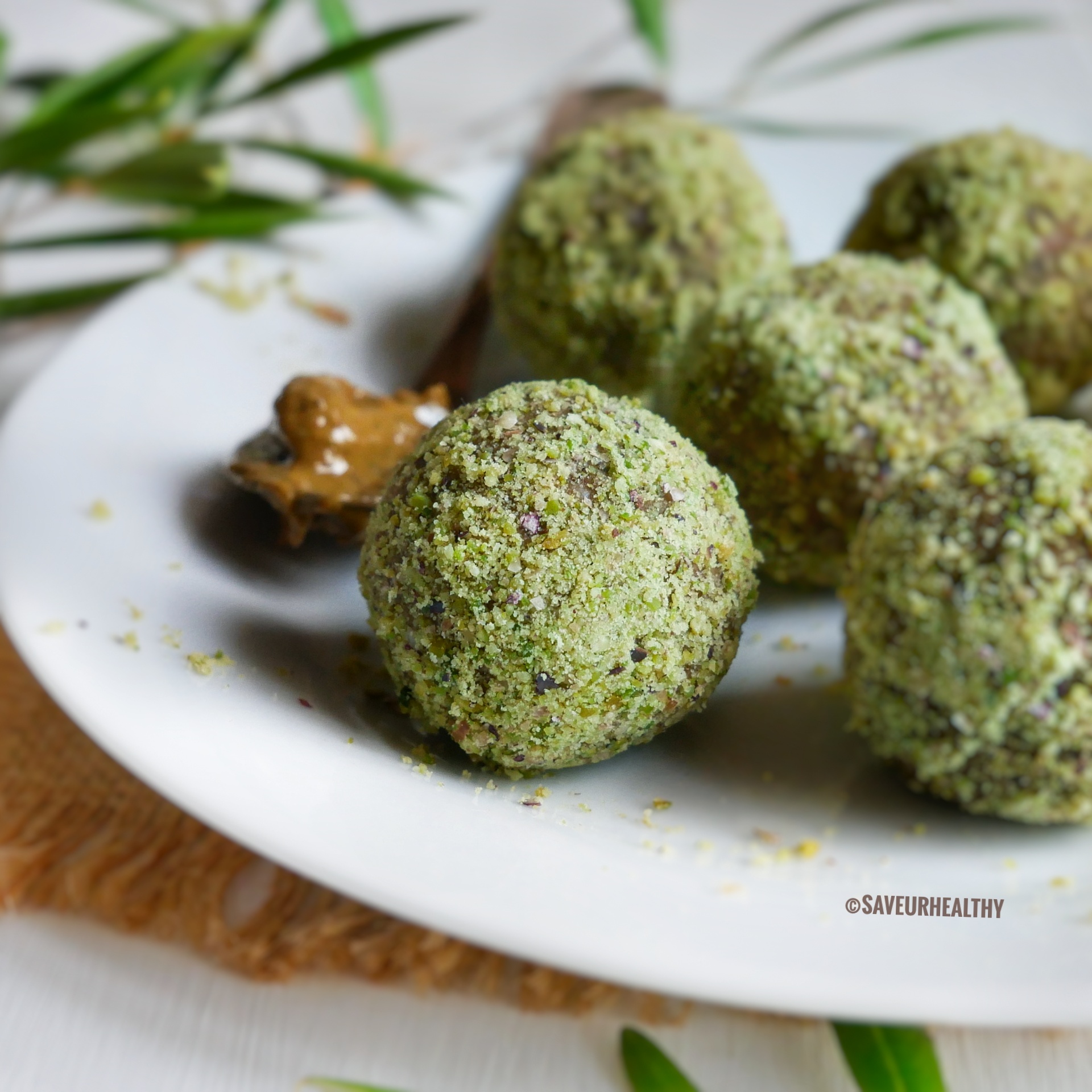 ENERGY BALLS MATCHA PISTACHE