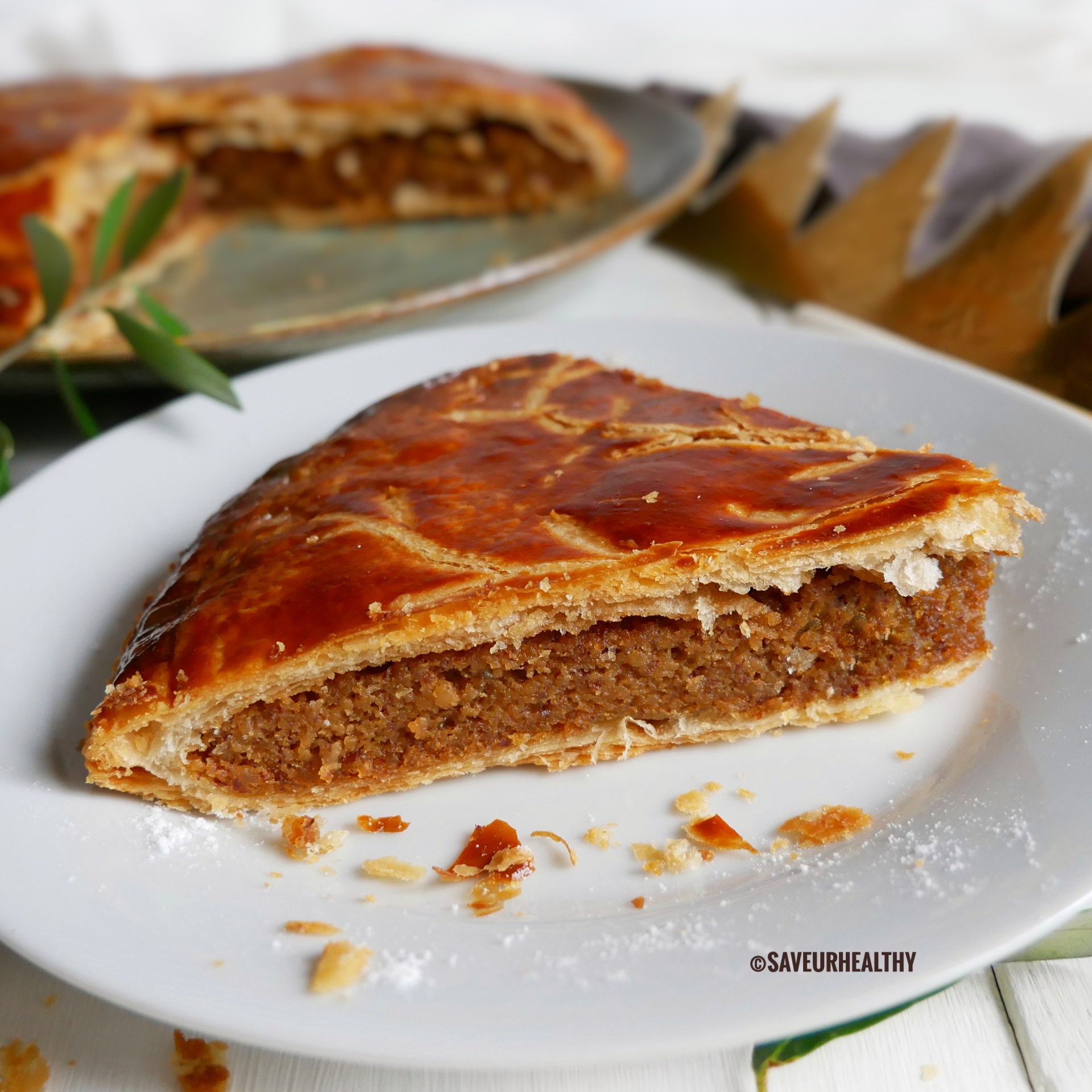 Galette des rois sans beurre, allégée