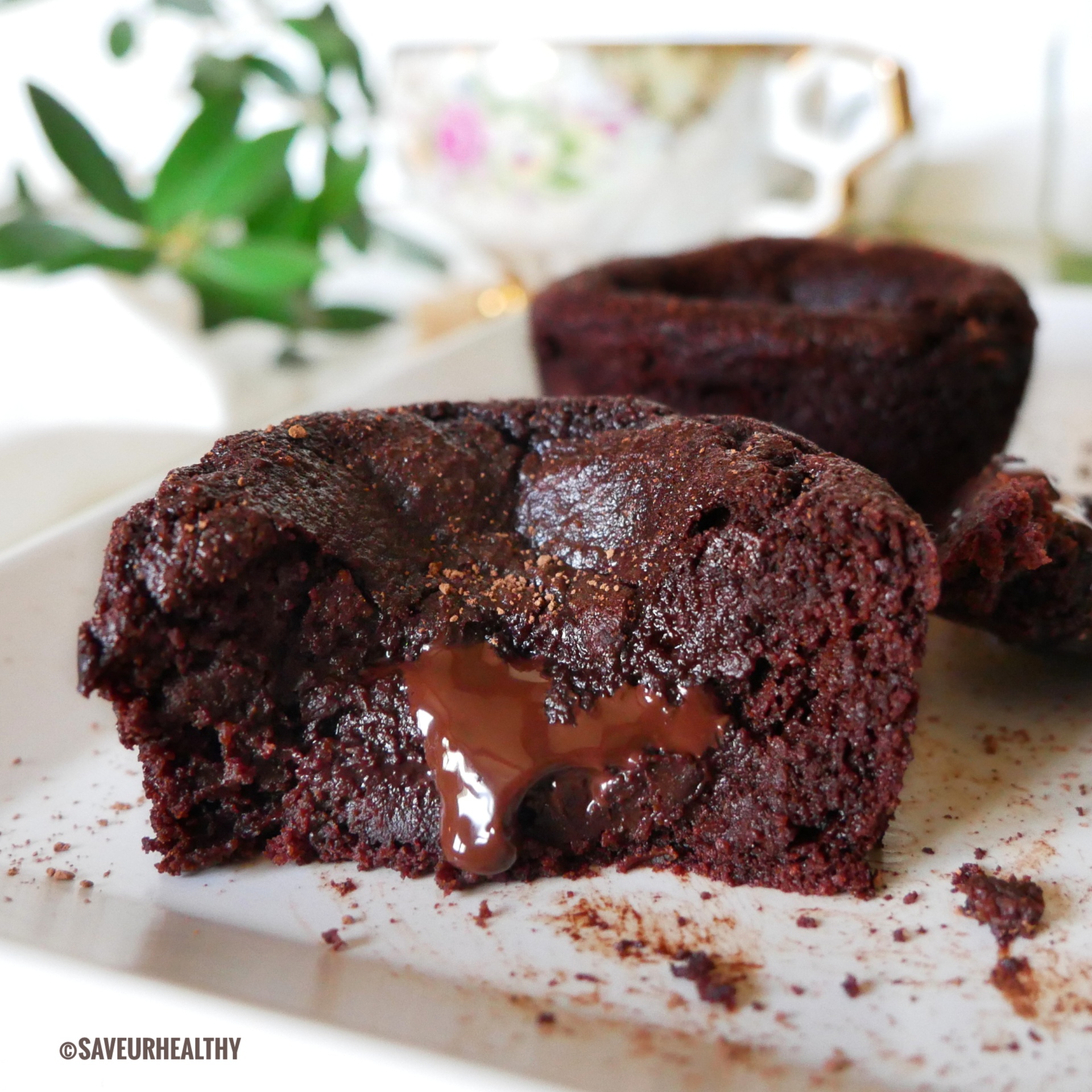 coulant chocolat vegan, sans gluten