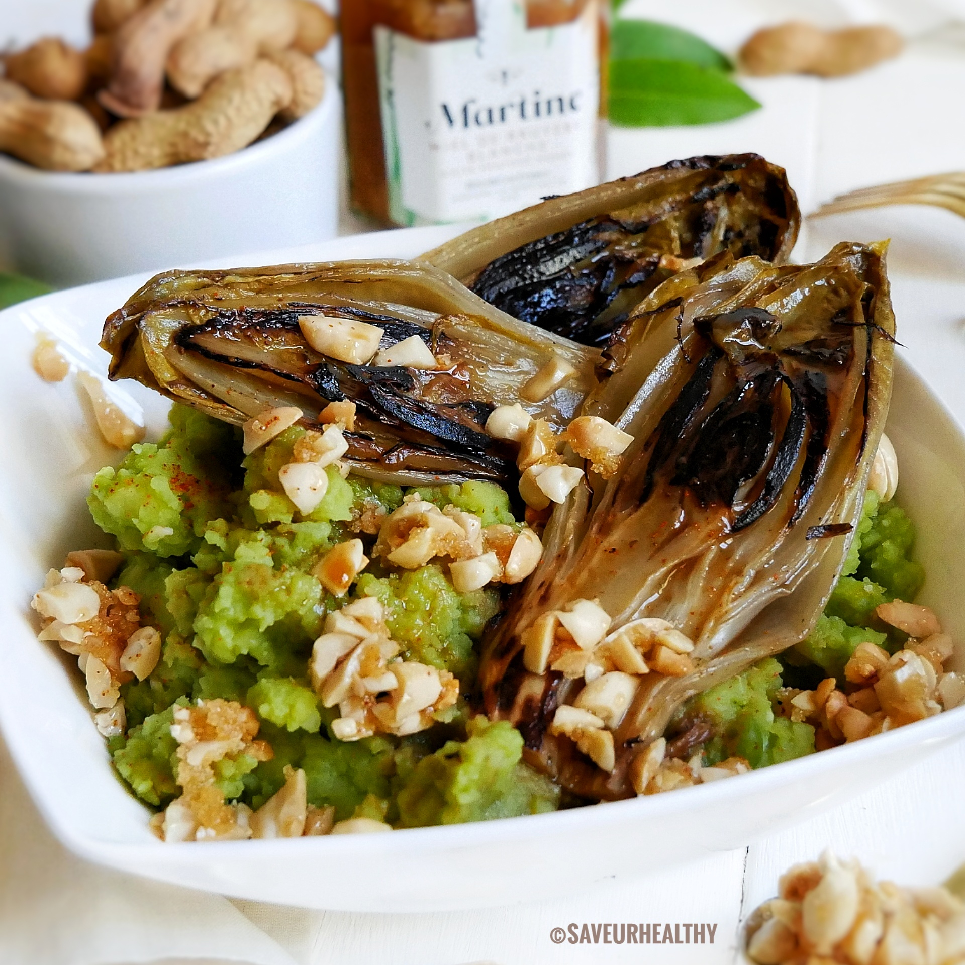 ENDIVES (chicons) braisées cacahuètes & miel
